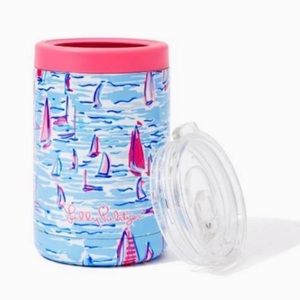 Lillly Pulitzer Insulated Can Tumbler Boatylicious